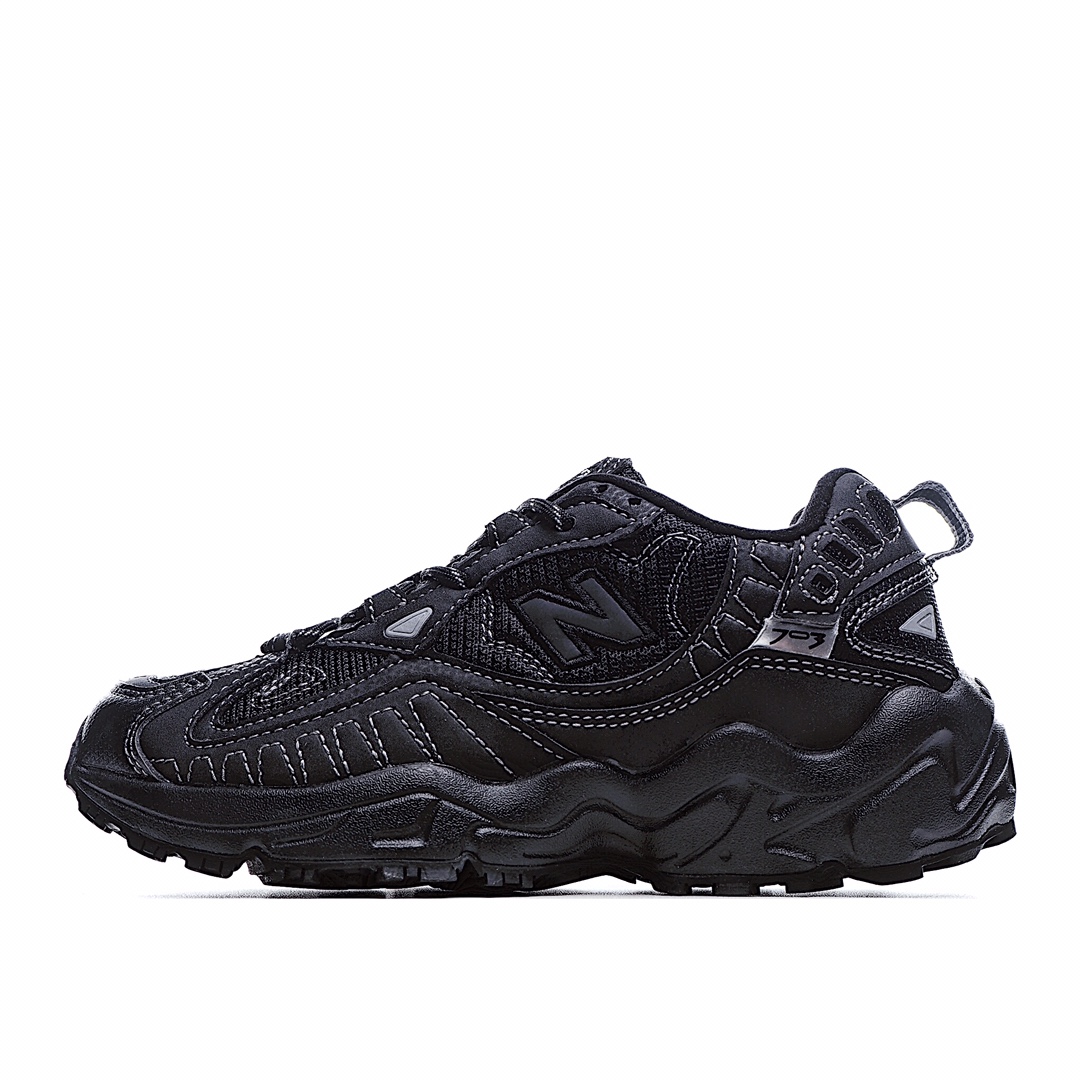 G5 小红书韩风穿搭爆款，时隔 20 年,身份重塑经典NB新百伦New Balance ML703系列复古老爹风休闲运动山系越野跑旅游鞋原楦原数据开发纸版内标加入防伪紫光效果采用透气网眼布拼接纤维皮革材质采用了MD吸震材料大底效果