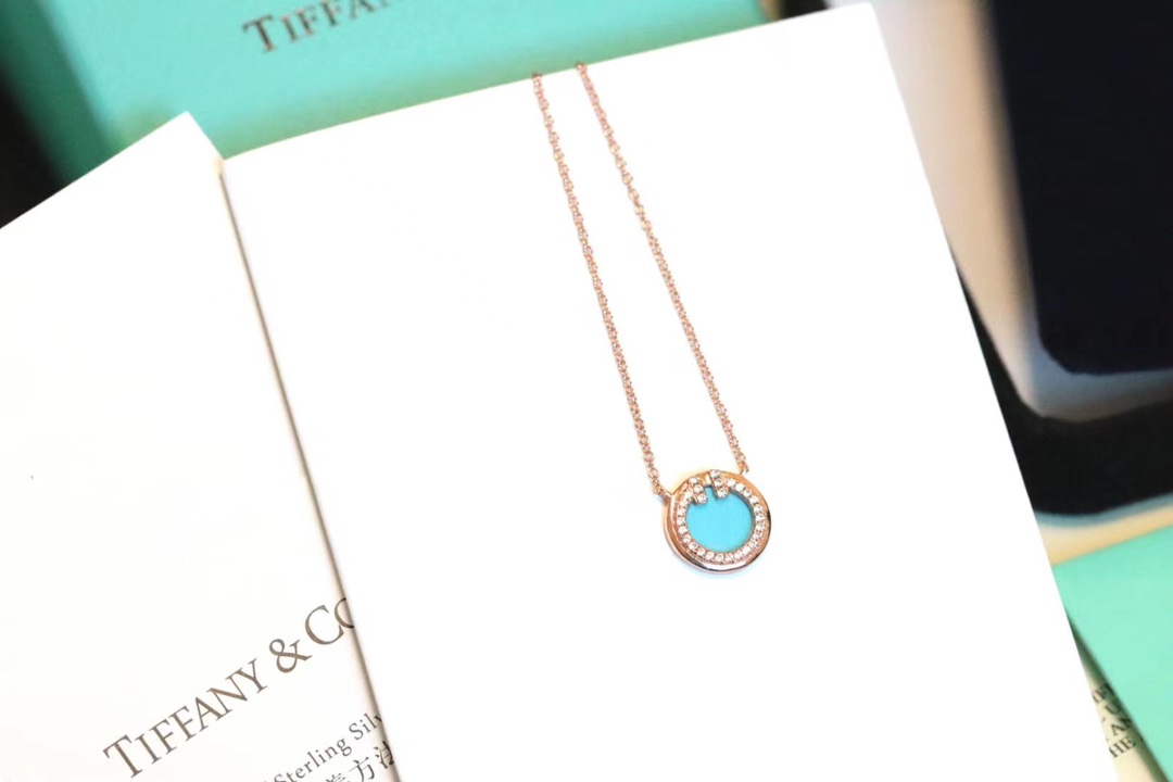 Tiffany & Co. T家 2020新款圆圈双T 锁骨项链
