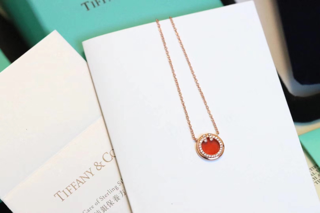 Tiffany & Co. T家 2020新款圆圈双T 锁骨项链