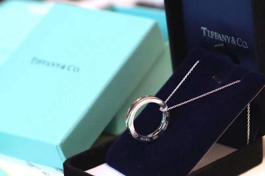 Tiffany & Co. Tiffany&Co. 1837圈形锁骨项链 大号