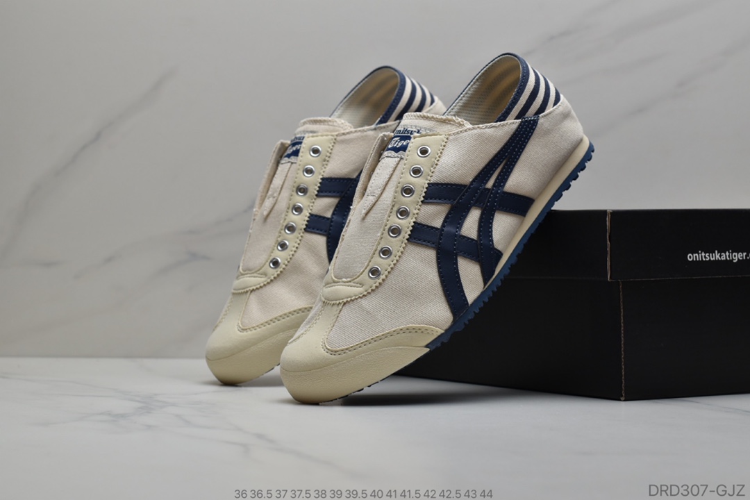 110 Asics 亚瑟士 Onitsuka Tiger 鬼冢虎 原装四联吊牌 中底纸板钢印 日系轻便运动休闲鞋  货号：1183A360-205 D3K0N-0090