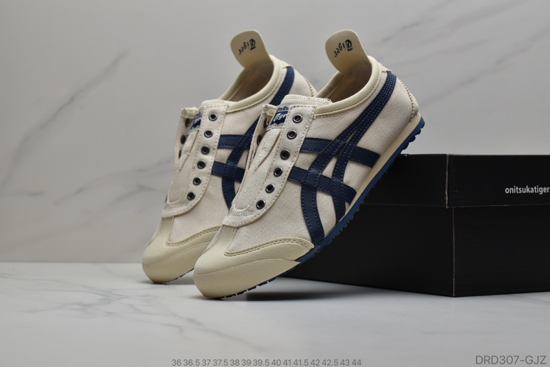 110 Asics 亚瑟士 Onitsuka Tiger 鬼冢虎 原装四联吊牌 中底纸板钢印 日系轻便运动休闲鞋  货号：1183A360-205 D3K0N-0090