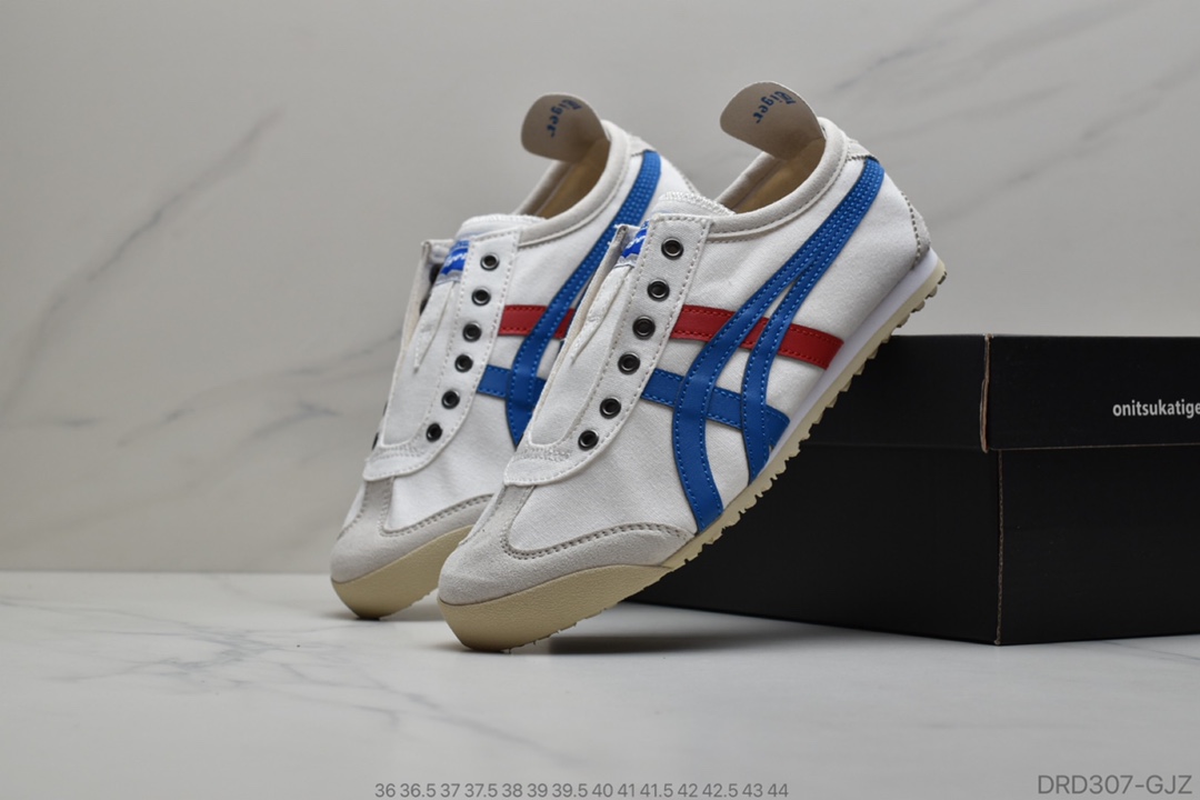 110 Asics 亚瑟士 Onitsuka Tiger 鬼冢虎 原装四联吊牌 中底纸板钢印 日系轻便运动休闲鞋  货号：1183A360-205 D3K0N-0090