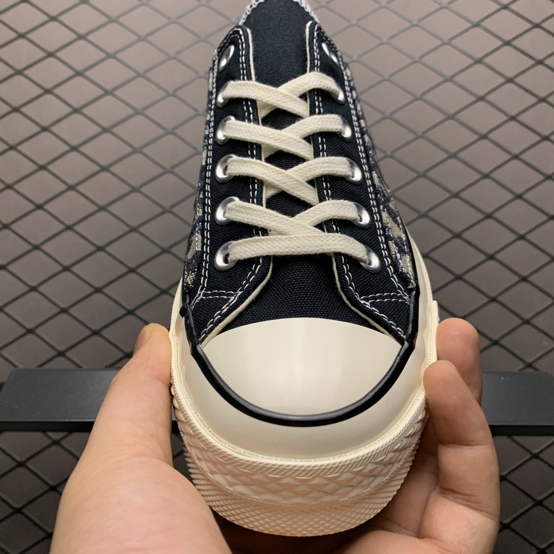 190 Dior x Converse 匡威 1970S 迪奥联名款 帆布低帮休闲板鞋