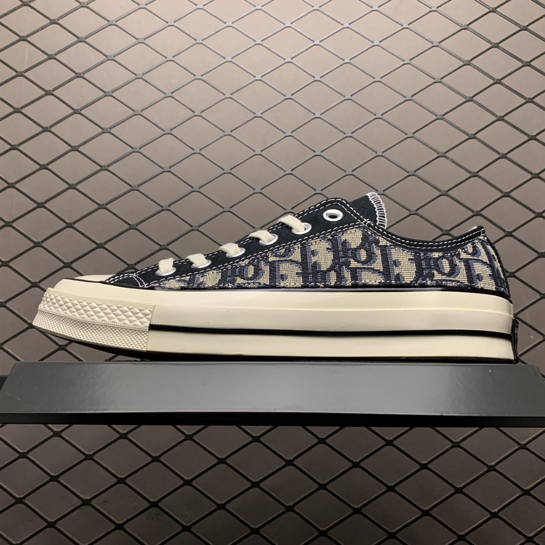 190 Dior x Converse 匡威 1970S 迪奥联名款 帆布低帮休闲板鞋