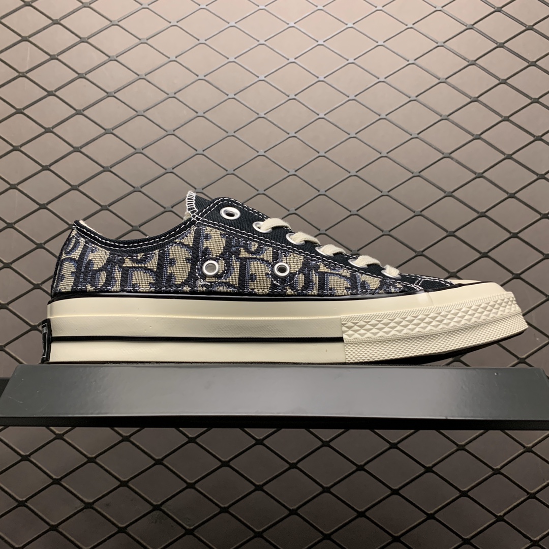 190 Dior x Converse 匡威 1970S 迪奥联名款 帆布低帮休闲板鞋