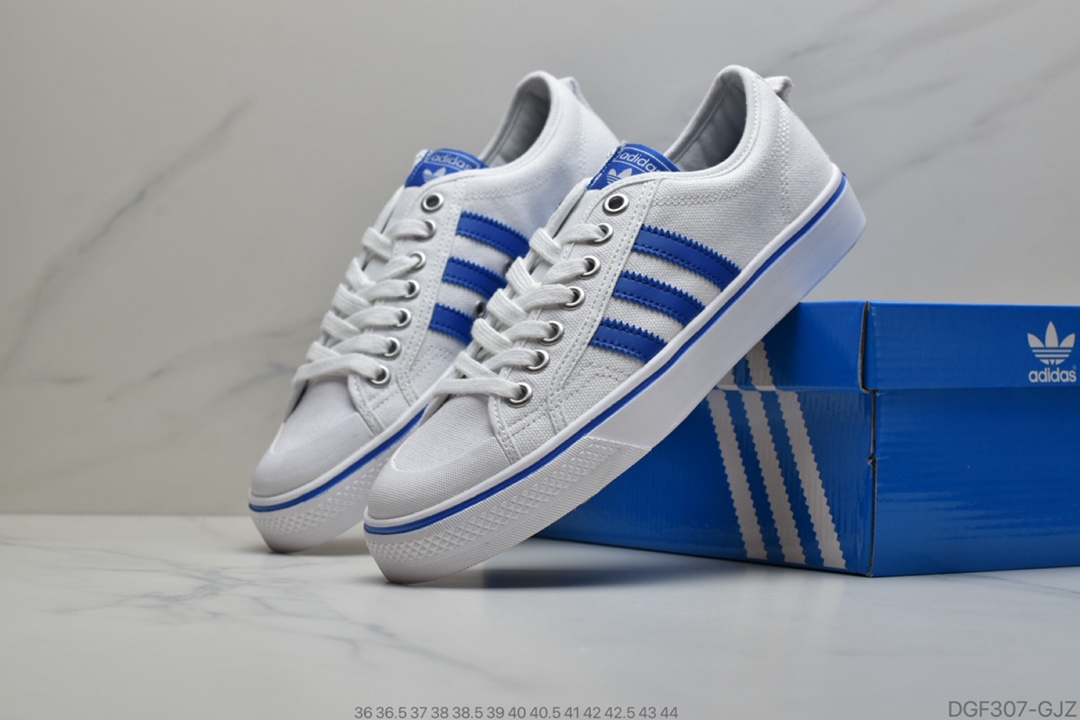85 阿迪达斯 Adidas Nizza Slipon M 校园潮流帆布鞋