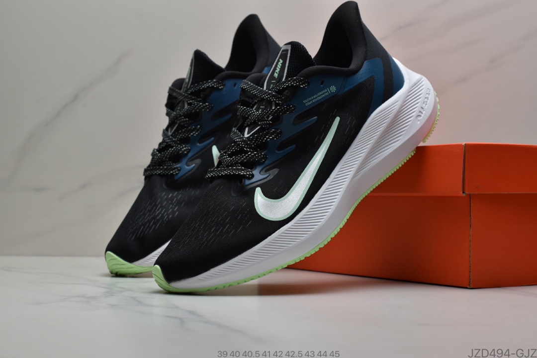 140 耐克Nike Air Zoom Winflo 7代 网面透气训练跑步鞋缓震休闲运动鞋