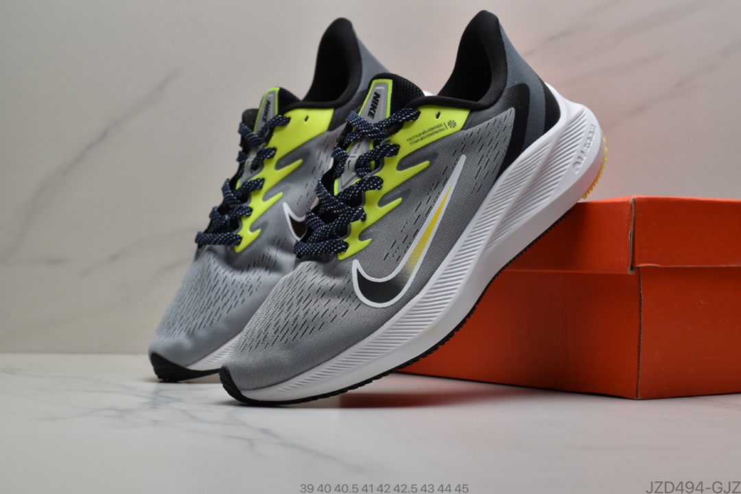 140 耐克Nike Air Zoom Winflo 7代 网面透气训练跑步鞋缓震休闲运动鞋