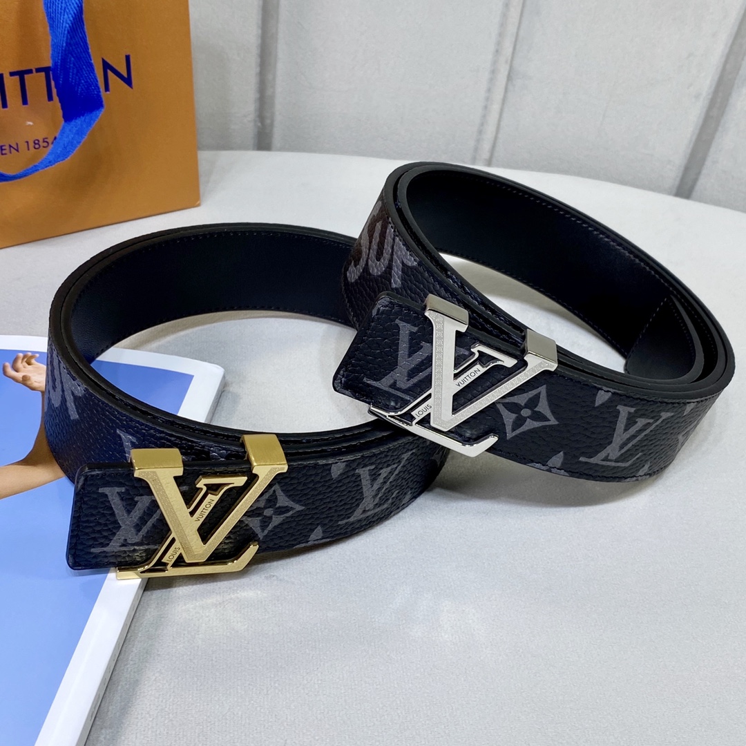 Louis Vuitton Luxury
 Belts Calfskin Cowhide