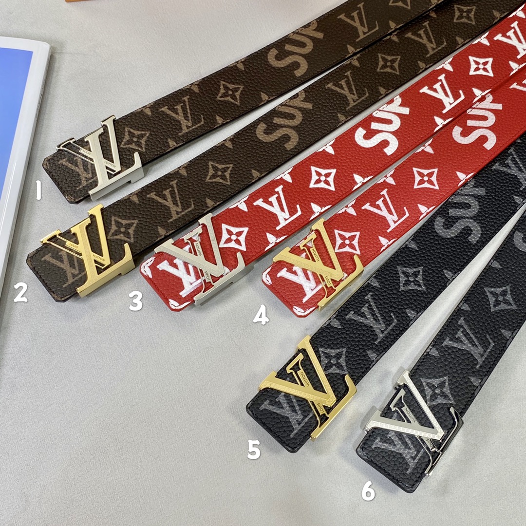 Louis Vuitton Knockoff
 Belts Calfskin Cowhide