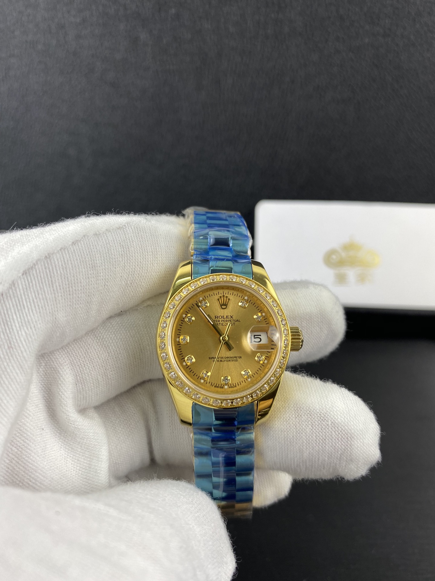 Rolex 皇家 劳力士日志系列女表全黄金