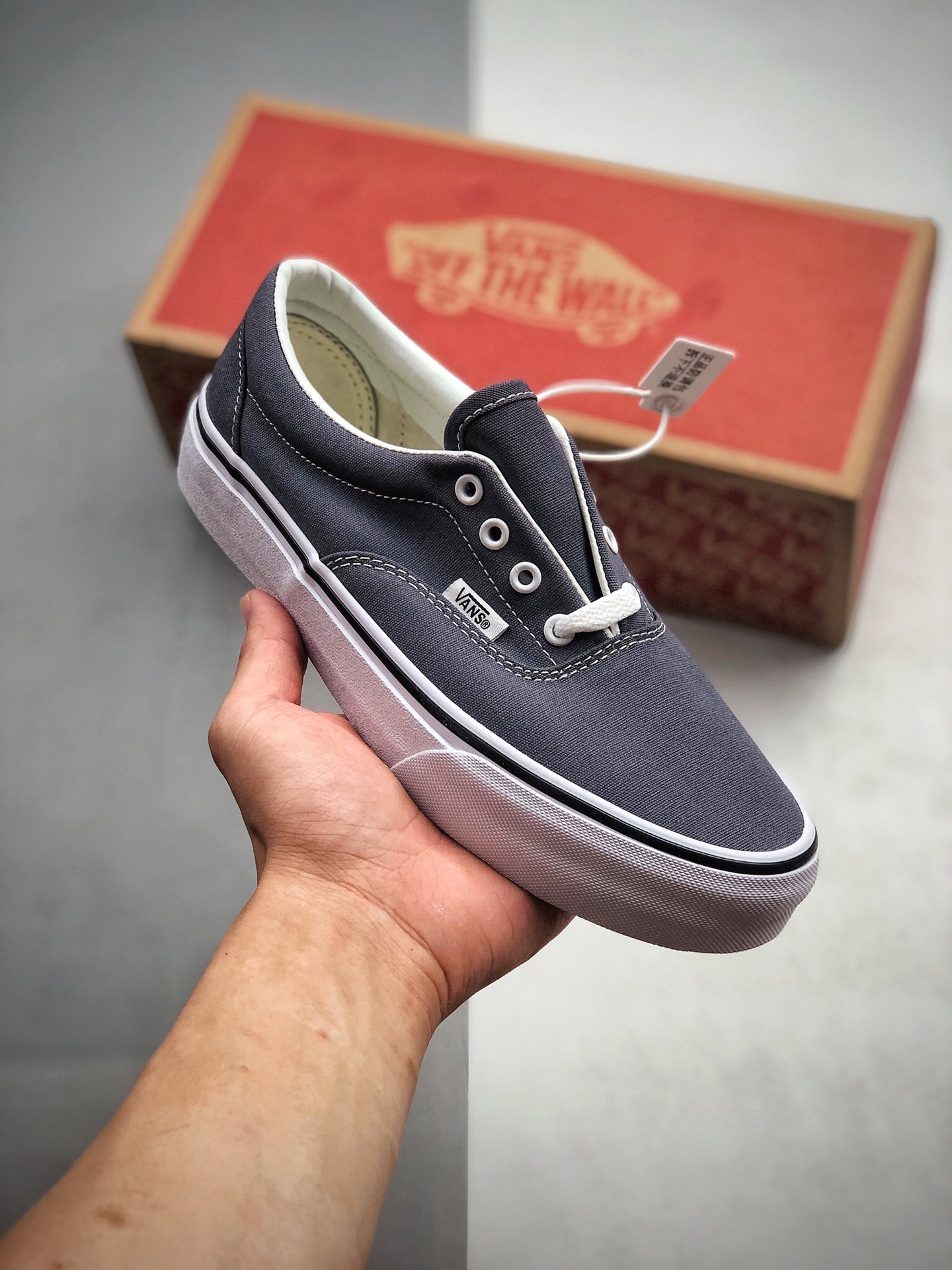 140 Vans 安纳海姆Style 44 DX经典灰中性Era帆布硫化鞋VN0A4BV4195