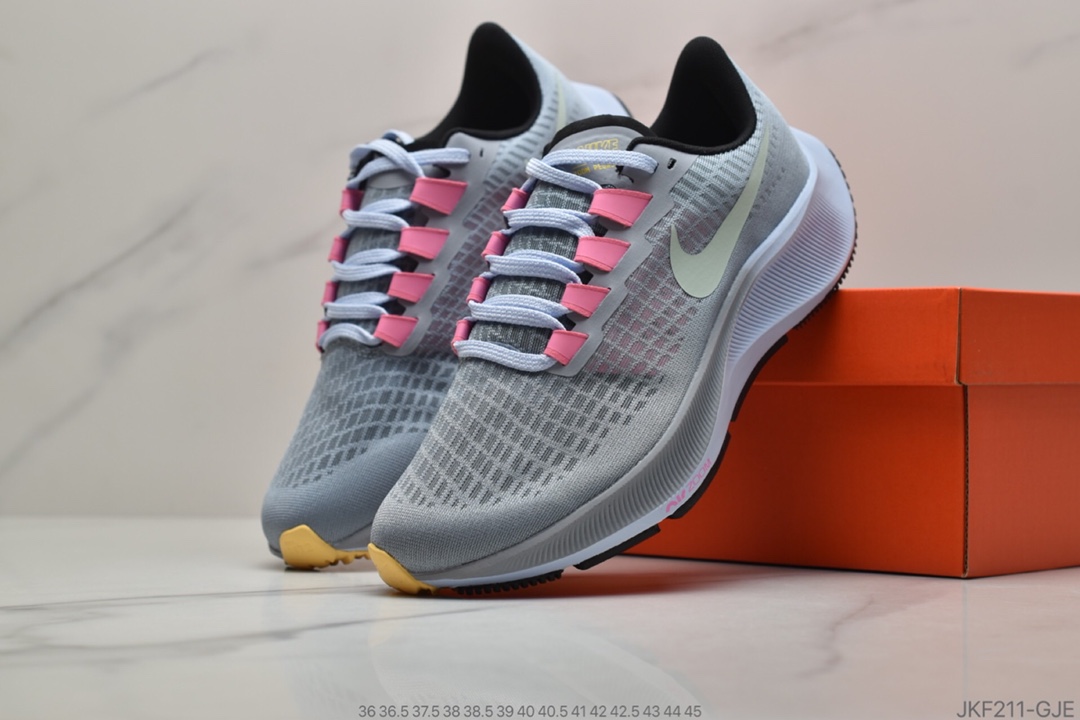 165 公司级 耐克NIKE Zoom Pegasus 37 Turbo 2登月37代 透气缓震疾速跑鞋 货号:BQ9646-101