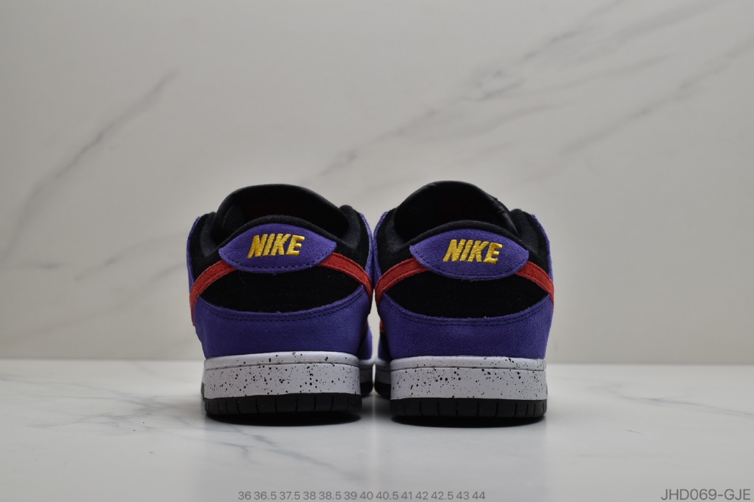 190 公司级耐克 Nike SB Dunk Low 树莓紫红 联名扣篮系列复古低帮休闲运动滑板板鞋854866-008