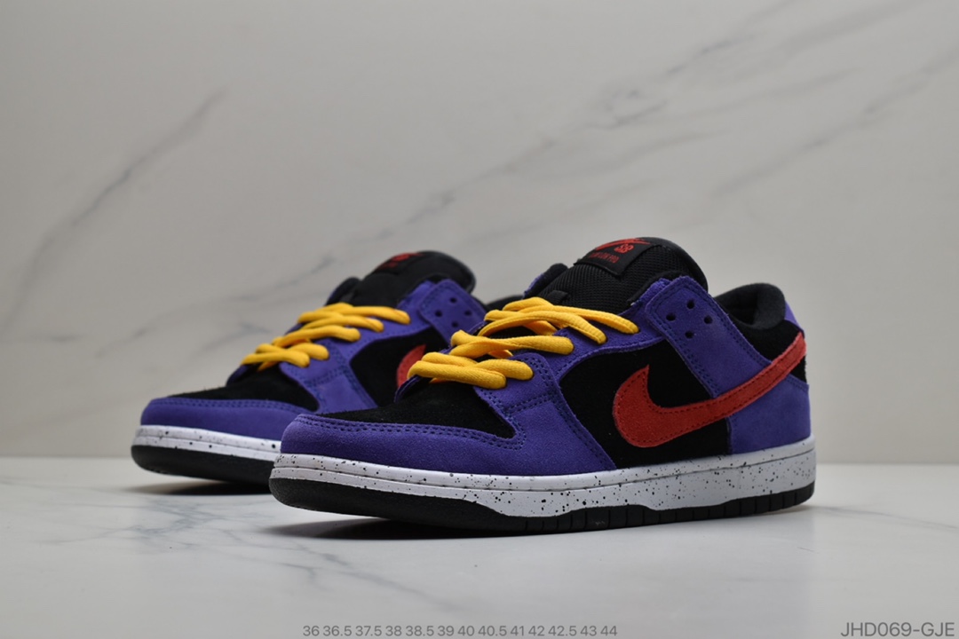 190 公司级耐克 Nike SB Dunk Low 树莓紫红 联名扣篮系列复古低帮休闲运动滑板板鞋854866-008