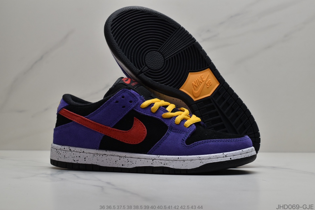 190 公司级耐克 Nike SB Dunk Low 树莓紫红 联名扣篮系列复古低帮休闲运动滑板板鞋854866-008
