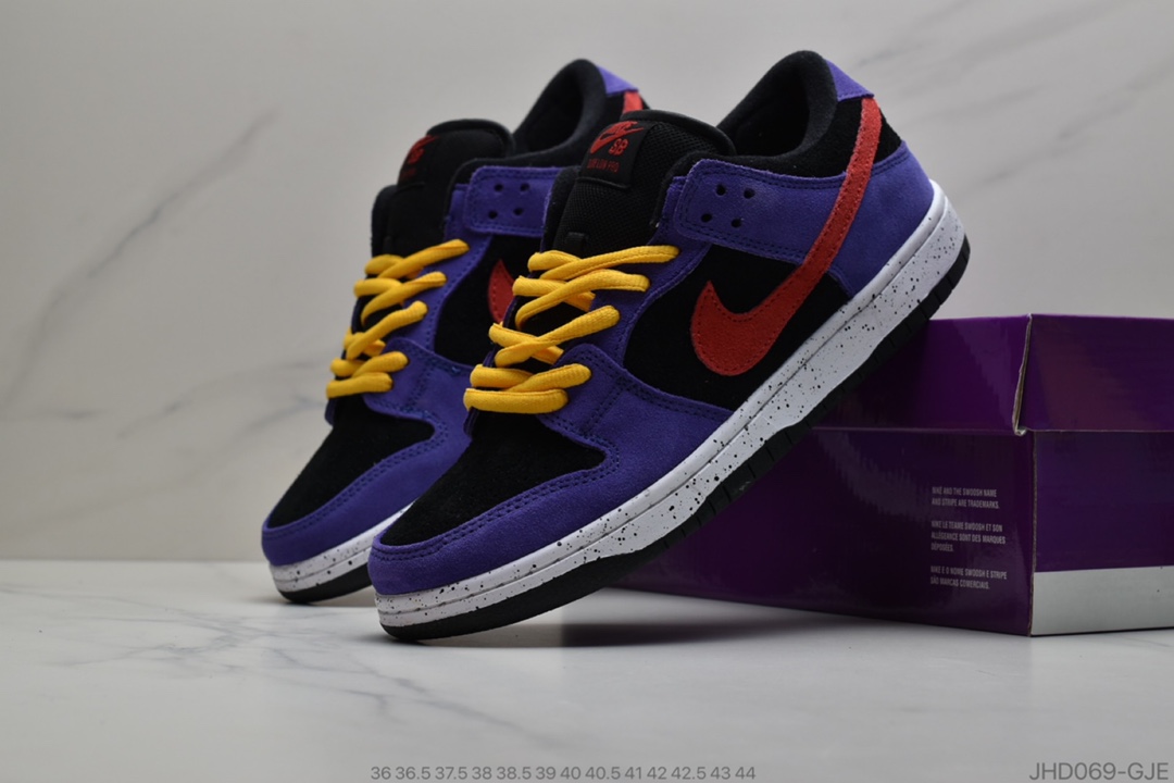 190 公司级耐克 Nike SB Dunk Low 树莓紫红 联名扣篮系列复古低帮休闲运动滑板板鞋854866-008
