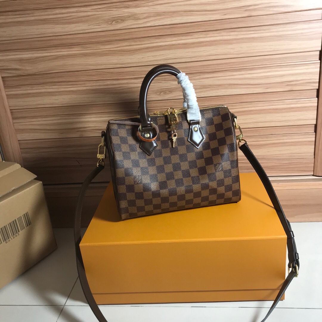 Louis Vuitton LV Speedy Bags Handbags AAA Quality Replica
 Damier Ebene Canvas N41368