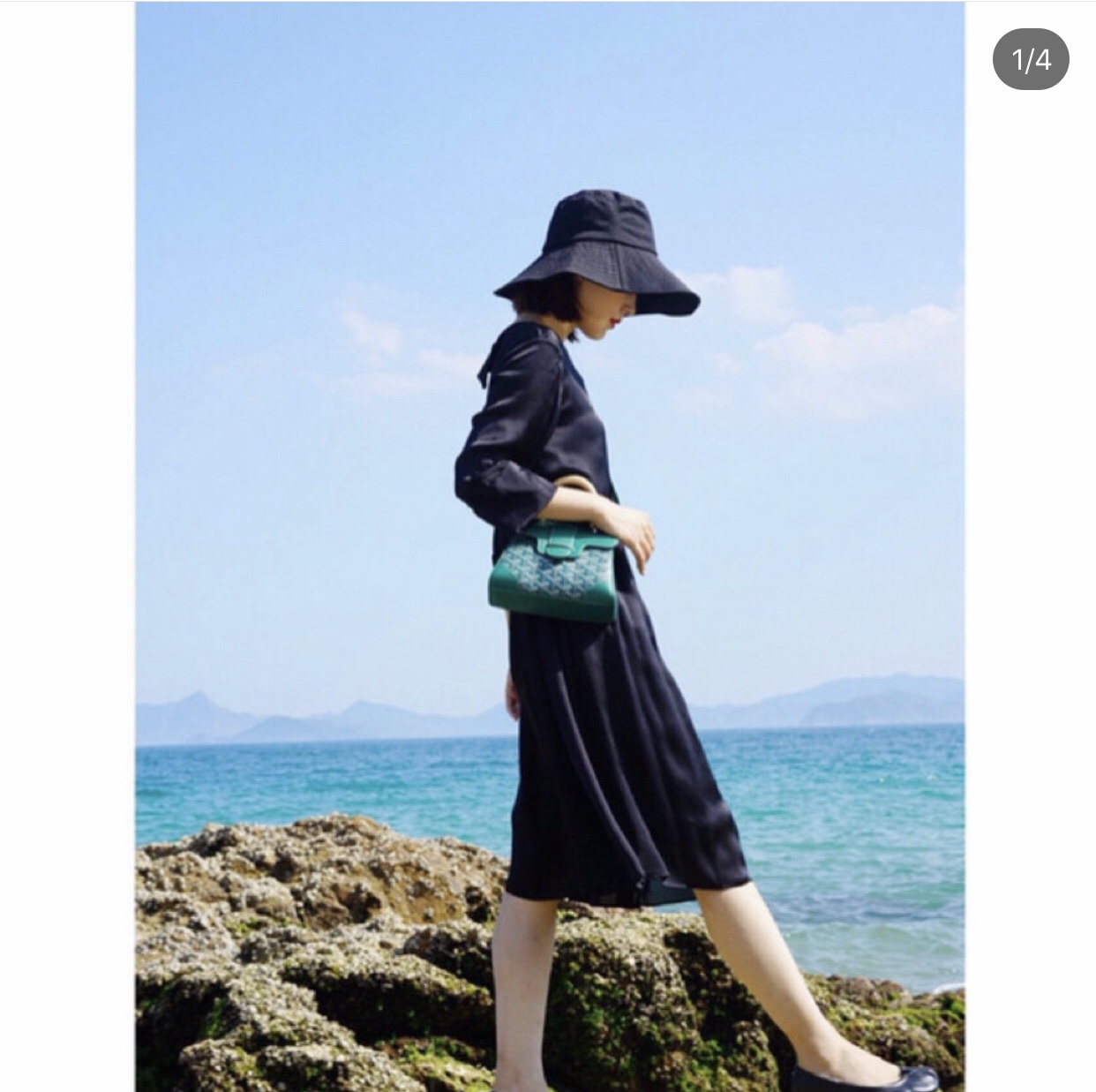 NO:197857,Green upper body picture, Goya19860909绿色上身图,戈雅,Bag