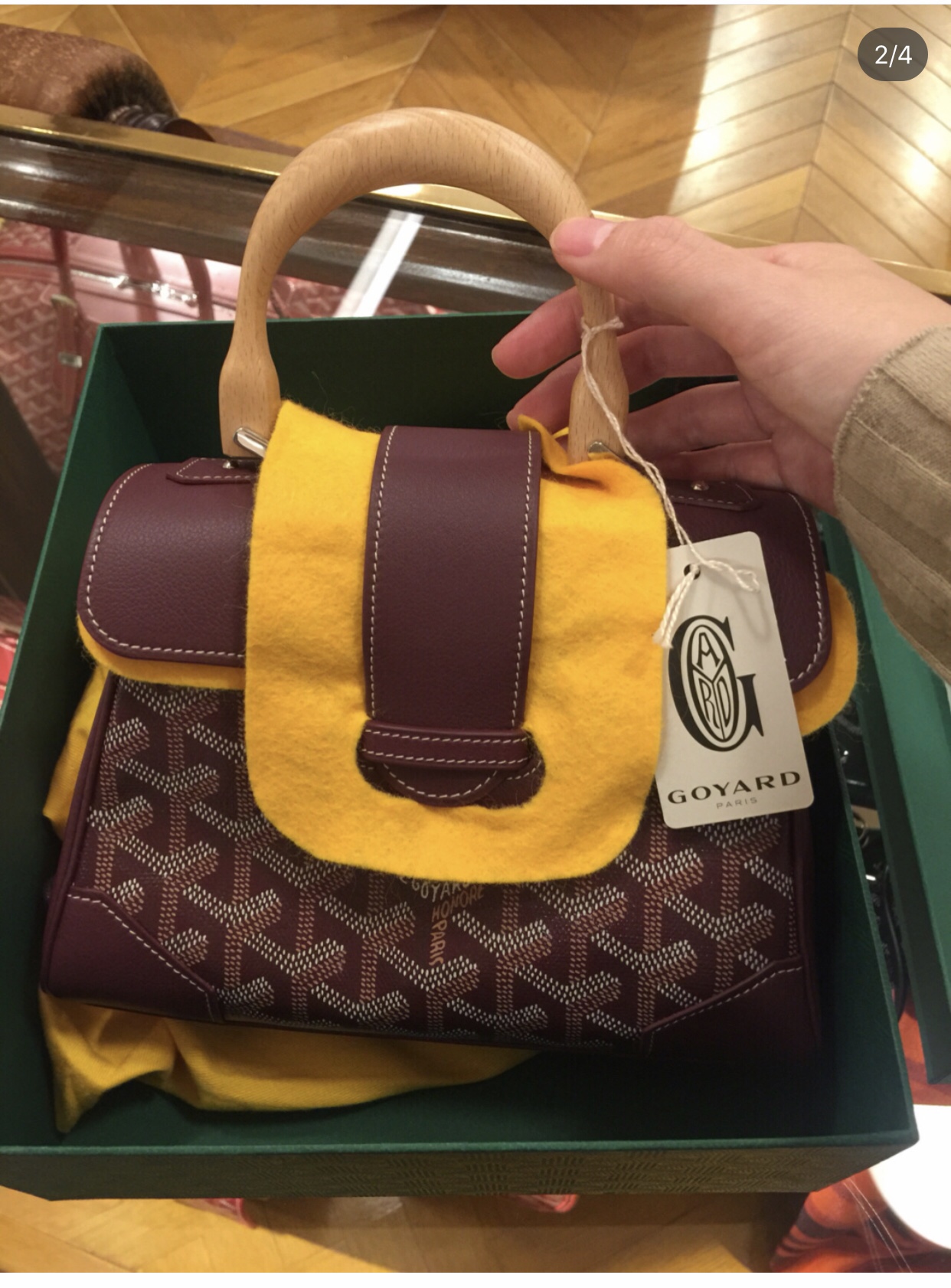 NO:197867,Burgundy upper body picture, Goya19860909酒红色上身图,戈雅,Bag