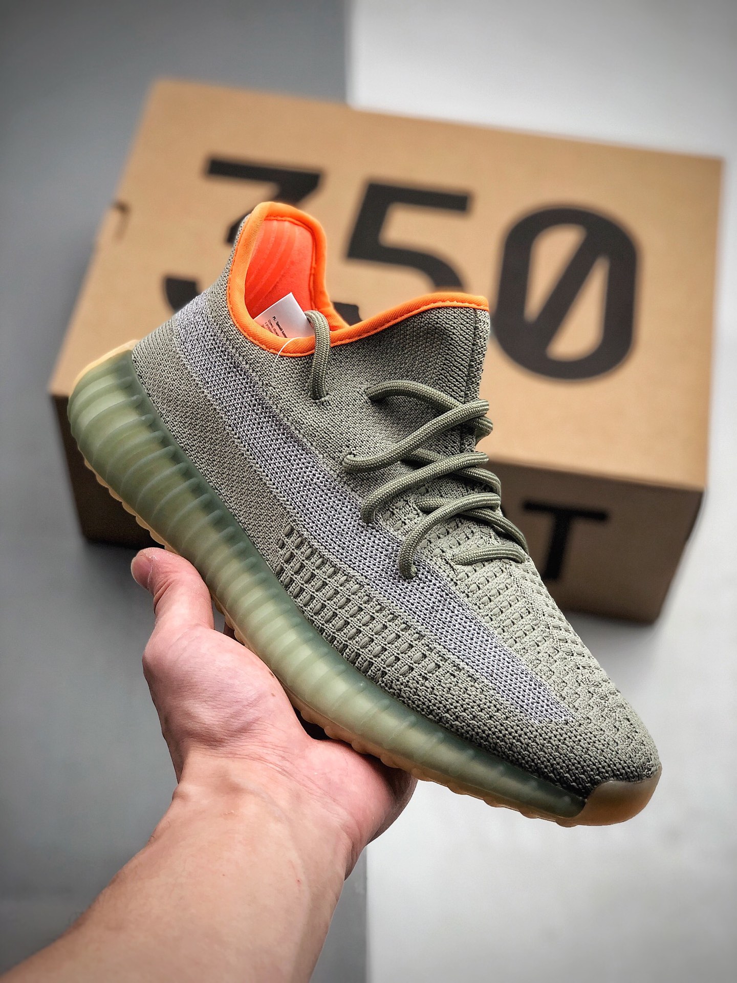 Adidas Yeezy Boost 350 V2“ 百搭轻便椰子爆米花中底休闲运动慢跑鞋