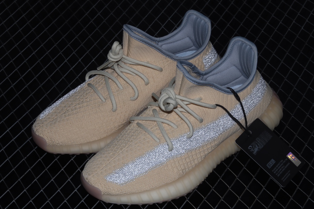 特价外贸版本AdidasYeezyBoost350V2“Linen”FY5158阿迪达斯椰子350二代亚