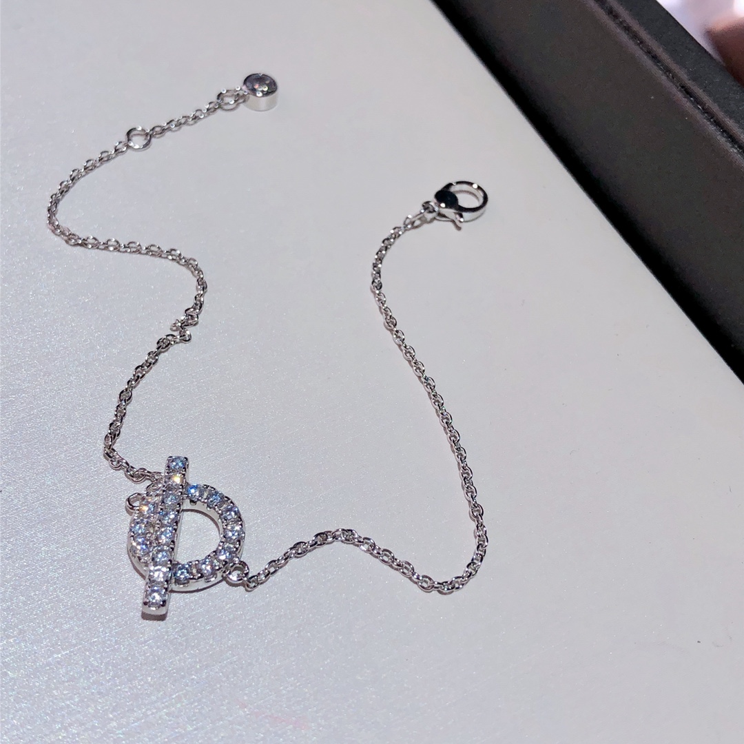 NO:103935,All silver K gold versions Pig nose set, bottom details are upgraded l, Hermes necklace Hermes bracelet, hermes, necklace, bracelet19860909全部银K金版本 猪鼻子套装 底部细节全部升级l,爱马仕项链爱马仕手链,hermes,necklace,bracelet,Jewelry