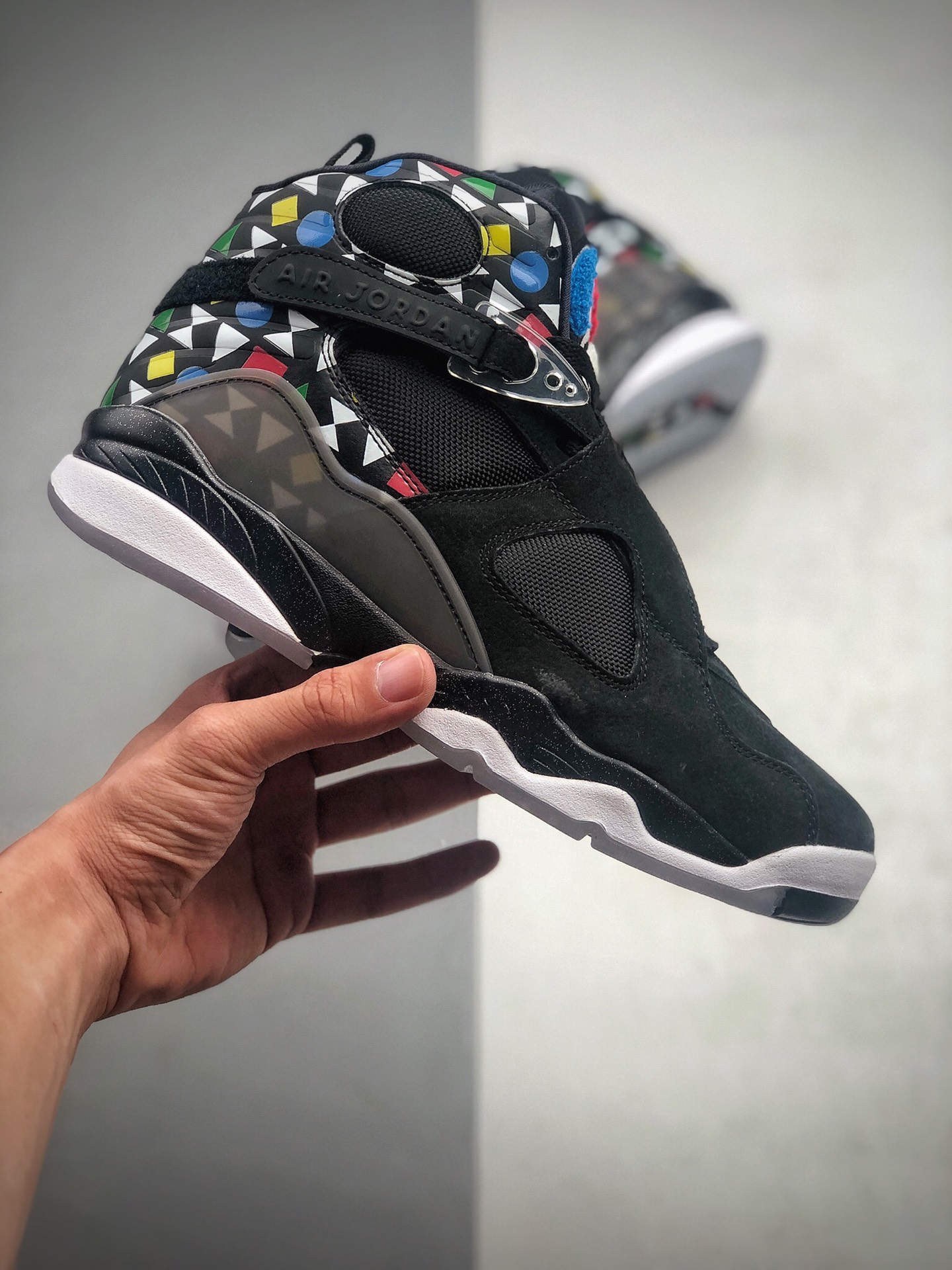 460 Air Jordan 8 ”Quai 54”彩色图案 法国的 Quai 54 街头篮球赛又要开锣了 Air Jordan 8 ”Quai 54”彩色图案 CJ9218-001