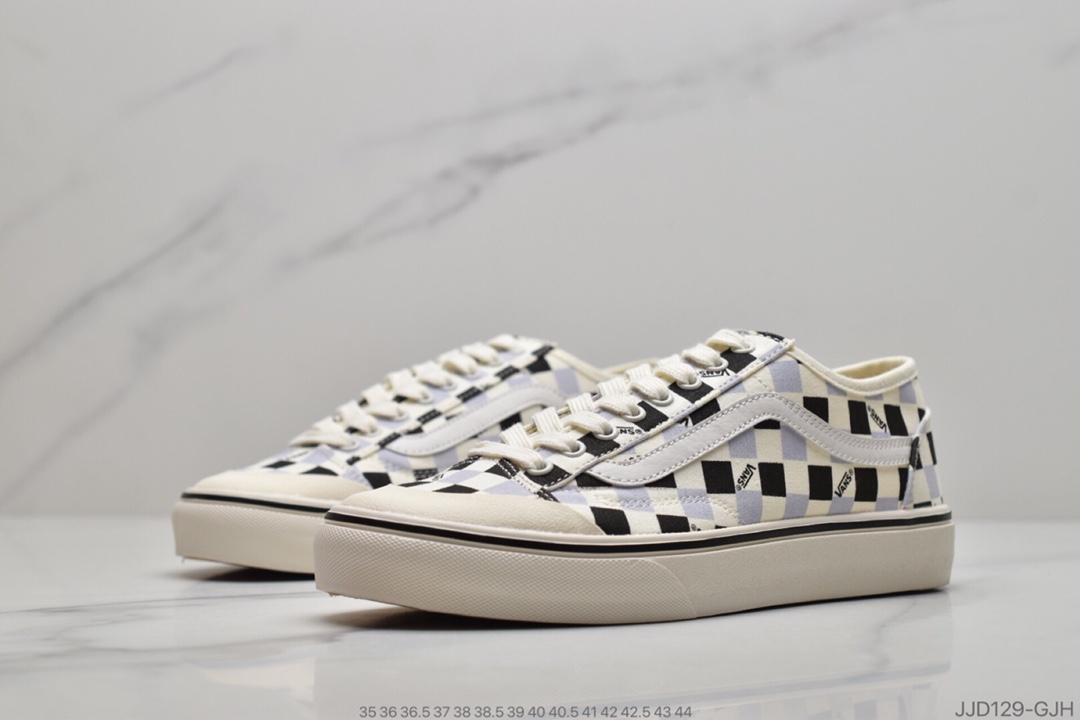 130 公司级万斯Vans OG Old Skool LX黑白棋格 复古低帮休闲板鞋男女板鞋