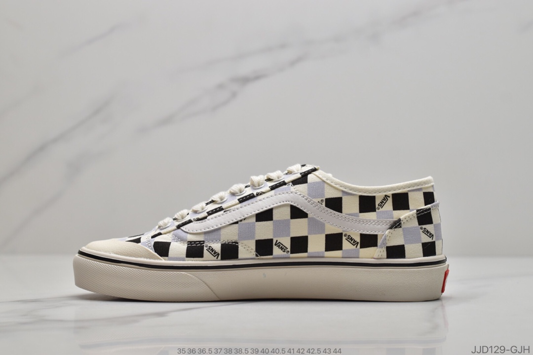130 公司级万斯Vans OG Old Skool LX黑白棋格 复古低帮休闲板鞋男女板鞋
