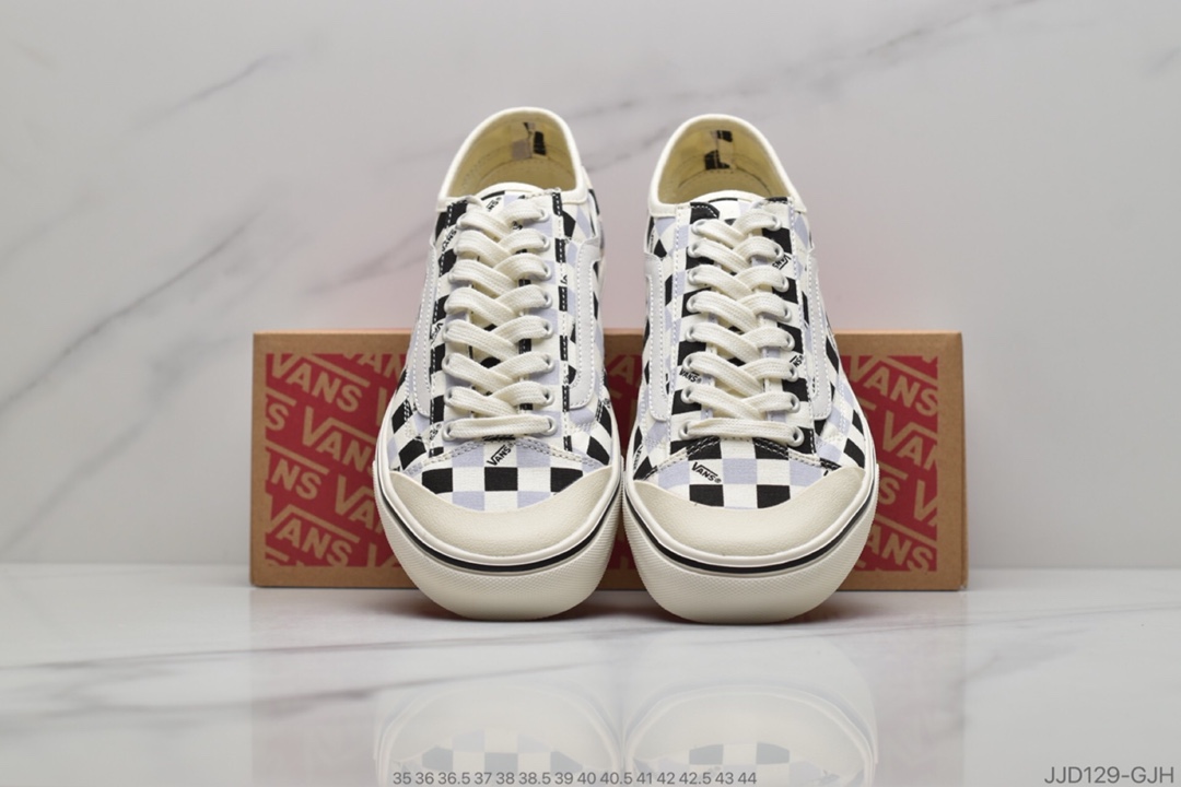 130 公司级万斯Vans OG Old Skool LX黑白棋格 复古低帮休闲板鞋男女板鞋