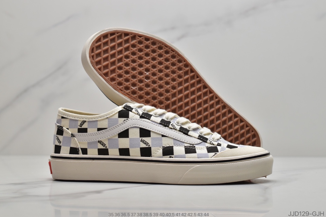 130 公司级万斯Vans OG Old Skool LX黑白棋格 复古低帮休闲板鞋男女板鞋