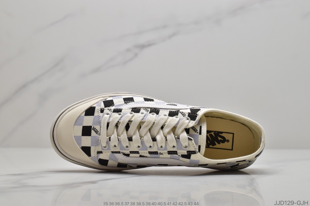 130 公司级万斯Vans OG Old Skool LX黑白棋格 复古低帮休闲板鞋男女板鞋