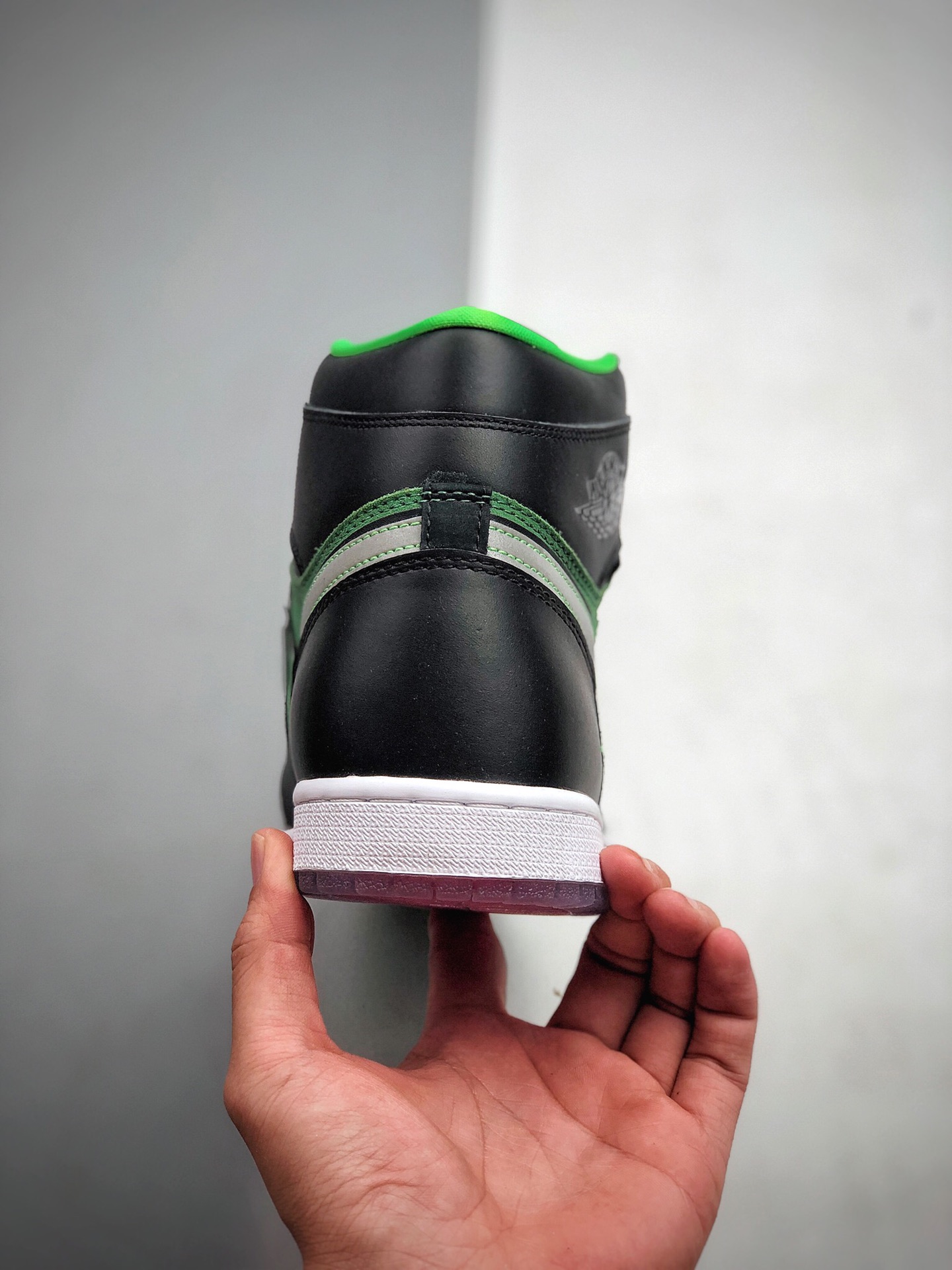 250 官方上市新配色  Air Jordan 1 High Zoom “Rage Green”  黑绿 青青草原  搭载全掌气垫第三款 CK6637-002