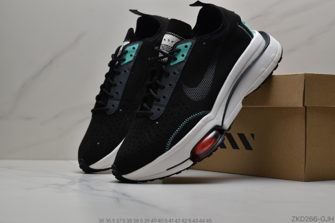 270 公司级耐克Nike Air Zoom-Type N.354”Black Menta”马拉松解构缓震休闲运动慢跑鞋“黑白薄荷绿橘”CJ2033-100-010