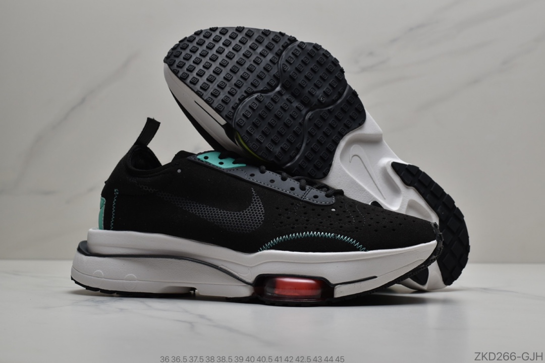 270 公司级耐克Nike Air Zoom-Type N.354”Black Menta”马拉松解构缓震休闲运动慢跑鞋“黑白薄荷绿橘”CJ2033-100-010