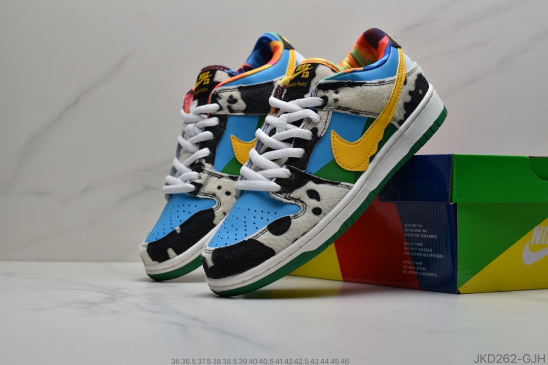 160 真标Ben & Jerry's x Nike SB Dunk Low Pro QS SQ 牛奶淇冰淋CU3244-100