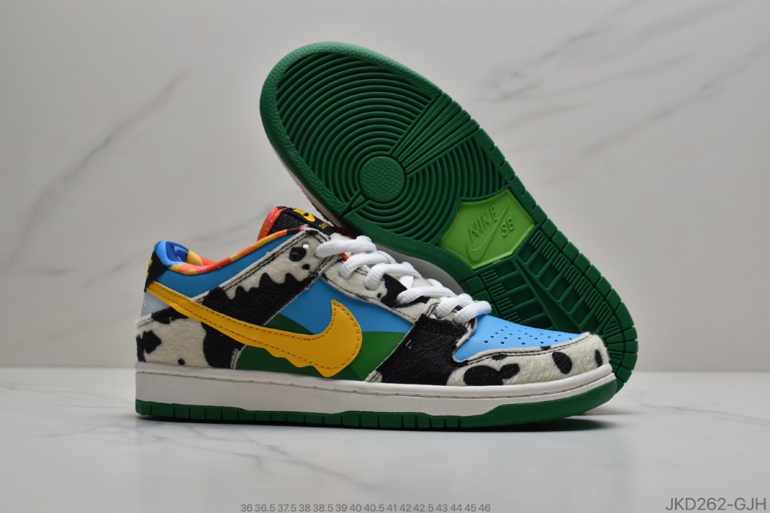 160 真标Ben & Jerry's x Nike SB Dunk Low Pro QS SQ 牛奶淇冰淋CU3244-100