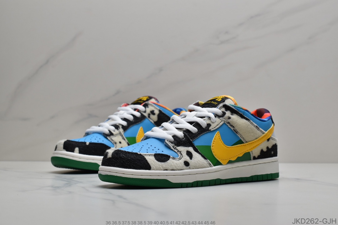 160 真标Ben & Jerry's x Nike SB Dunk Low Pro QS SQ 牛奶淇冰淋CU3244-100