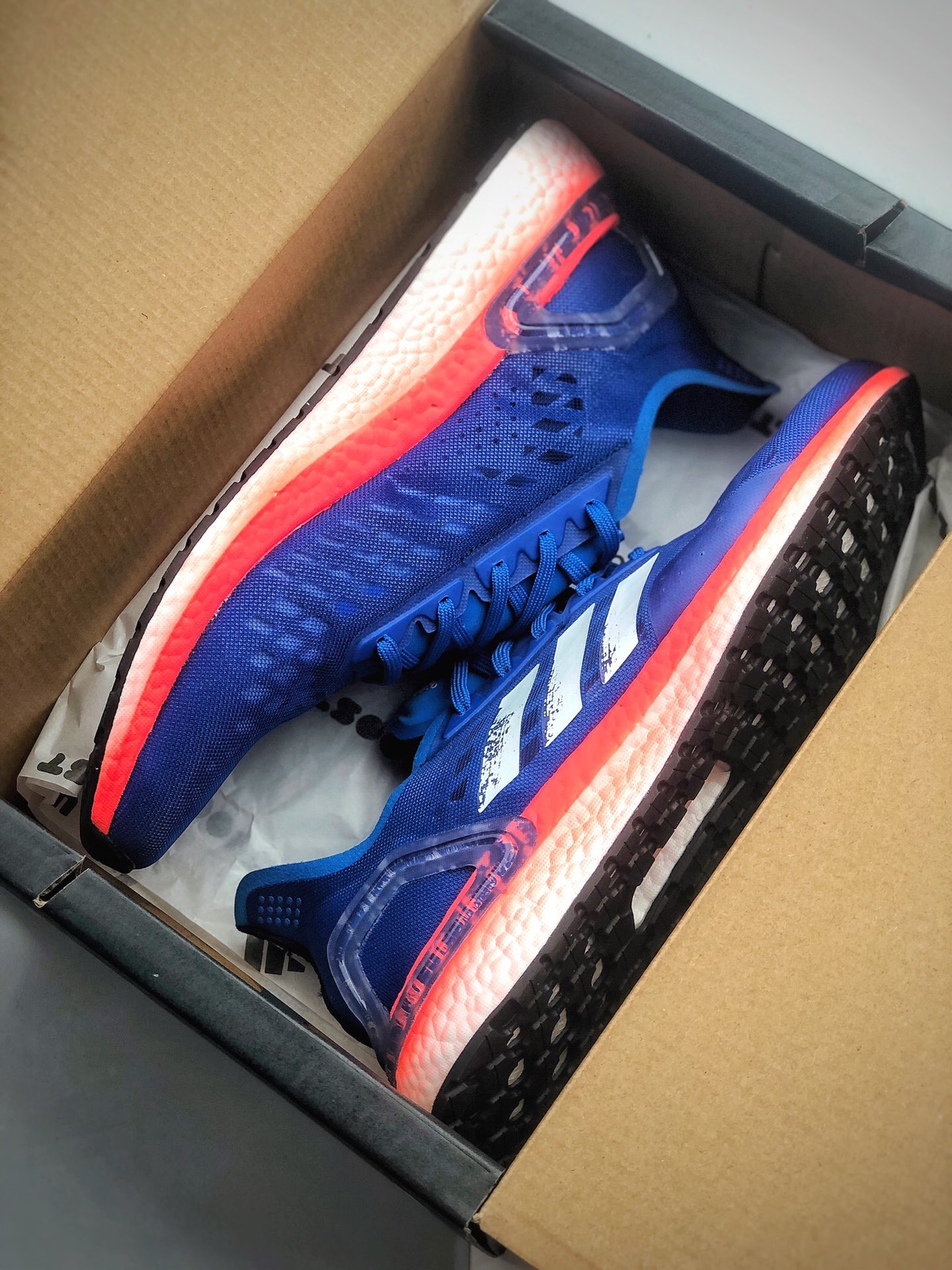 190  公司级阿迪达斯Adidas ULTRABOOST PB 袜套式针织鞋面休闲运动慢跑鞋 全新鞋面缝线补强Torsion Spring抗扭转系统 EF0893