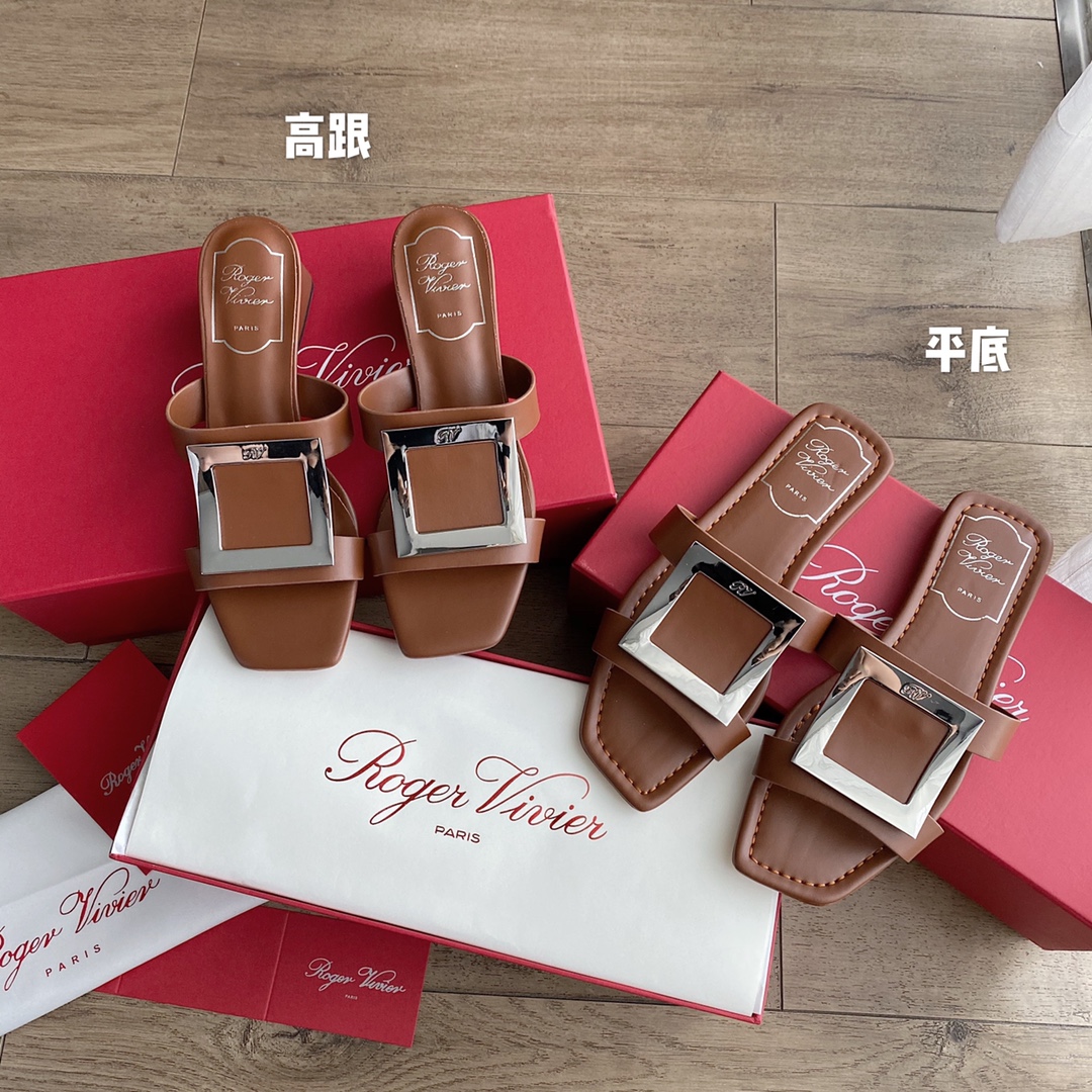 NO:412396,Coffee Flat Sole 4cm Heels, Slippers19860909咖色 平底 4cm跟,拖鞋,slippers,Women's Shoes