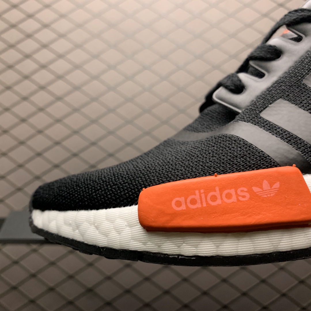 180 Adidas 阿迪达斯 NMD Boost 爆米花超弹中底 EH0206 针织网面休闲跑步鞋