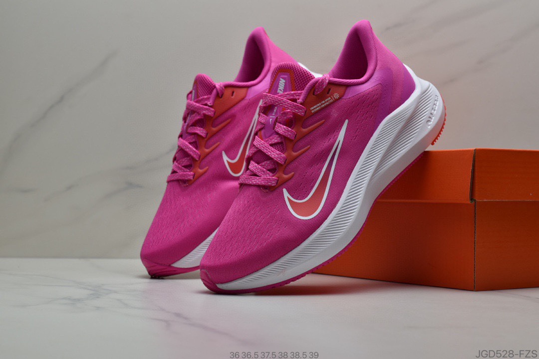 170 公司级 耐克Nike Air Zoom Winflo 7代 网透面气训练跑鞋  CJ0302-004