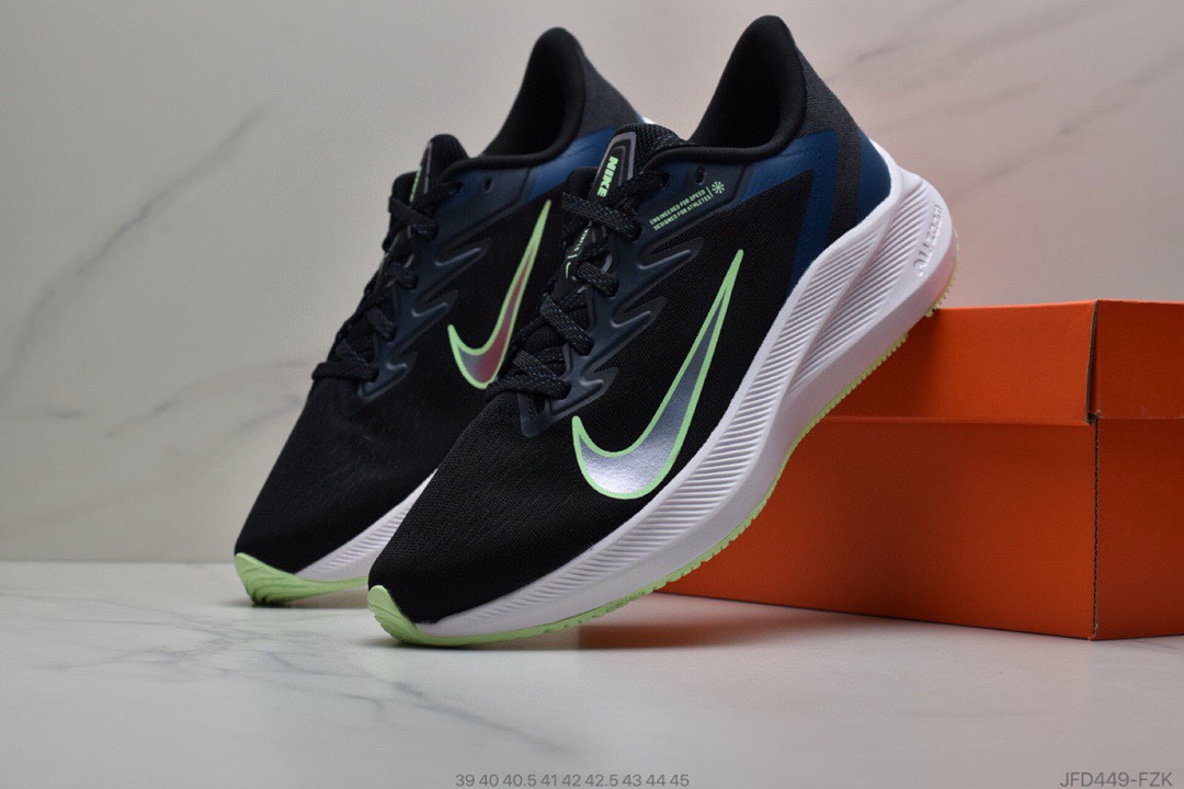 170 公司级 耐克Nike Air Zoom Winflo 7代 网透面气训练跑鞋  CJ0302-004