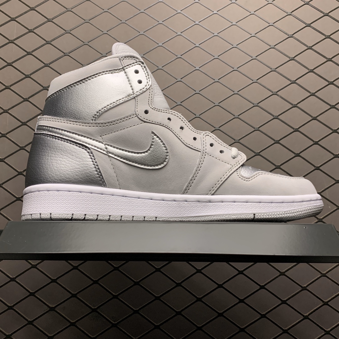 430 纯原版本 Air Jordan 1 Retro ”Japan Tokyo” 高帮白银 DC1788-029男子文化篮球鞋
