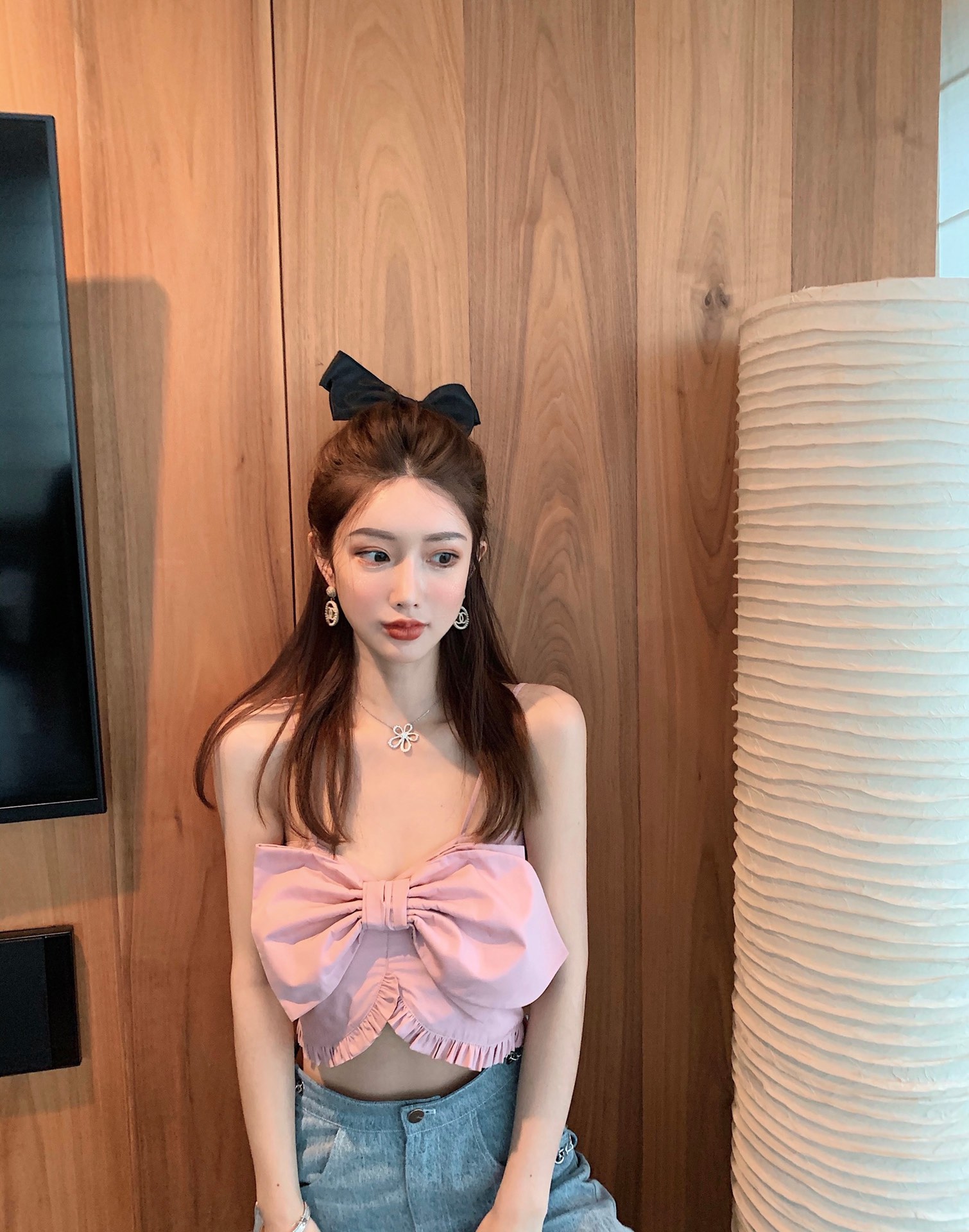 NO:102591,VCA Flowerlace big flower necklace, beautiful and feminine, beautiful and rich lady, Vac necklace, necklace19860909VCA Flowerlace大花项链 无处安放的娇艳欲滴女人味 倾城富家小姐姐,Vac项链,necklace,Jewelry