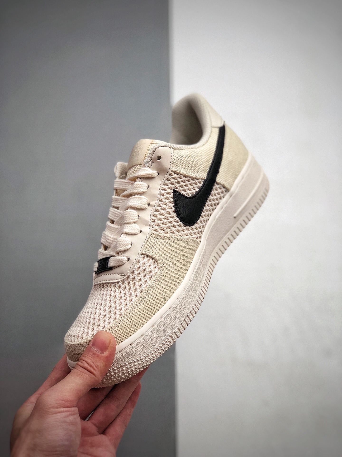 180  新品首发 原厂全工艺棉麻布及网眼布透气材质Stussy x Nike Air Force 1 Low 斯图西联名920788-300