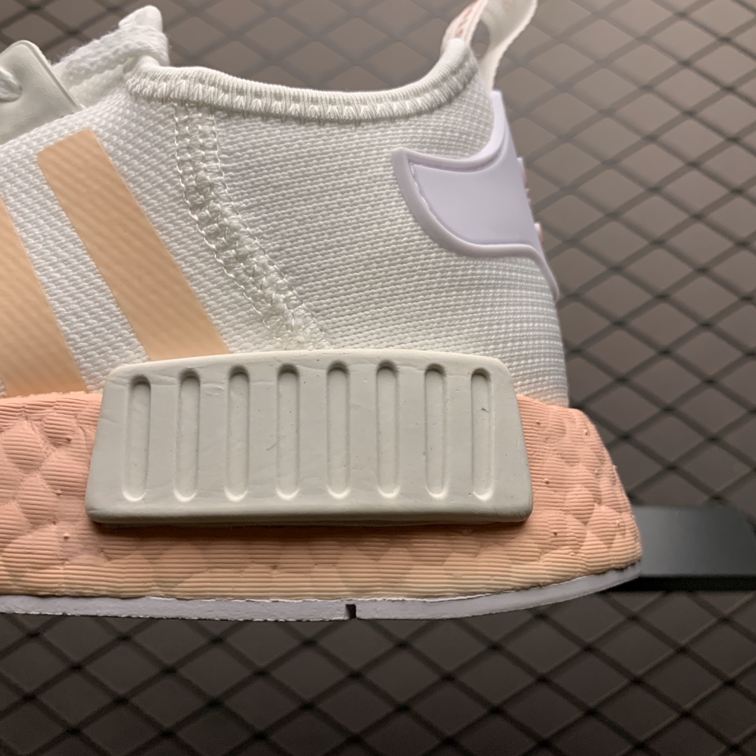 200 Adidas 阿迪达斯 NMD Boost 爆米花超弹中底 FW7580 针织网面休闲跑步鞋