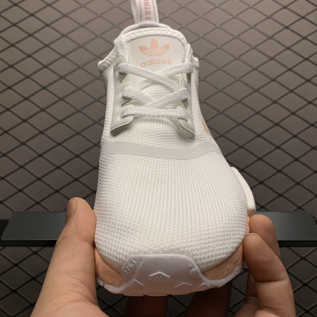 200 Adidas 阿迪达斯 NMD Boost 爆米花超弹中底 FW7580 针织网面休闲跑步鞋